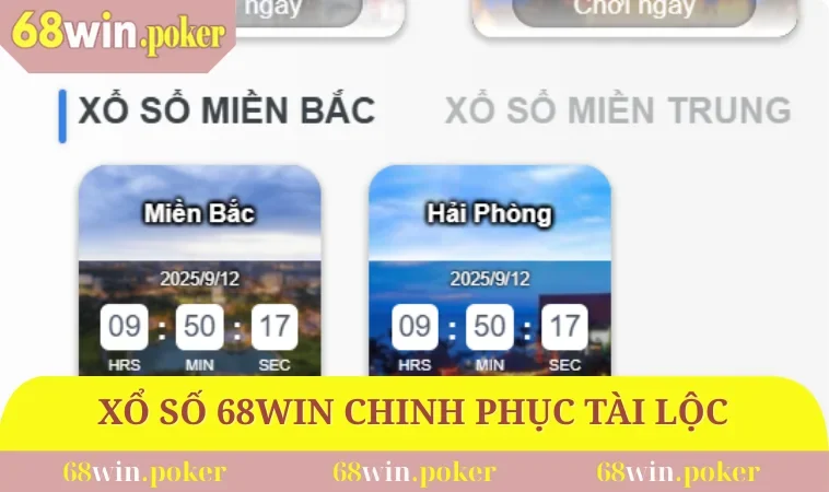 Xổ Số 68WIN 1 Xổ số 68WIN chinh phục tài lộc