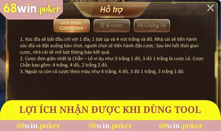 Phần Mềm Đọc Vị Xóc Đĩa - Công Cụ Hỗ Trợ Tăng Cơ Hội Thắng 2 Lợi ích mà hội viên nhận được khi dùng tool